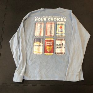 party pants long sleeve tee pour choices